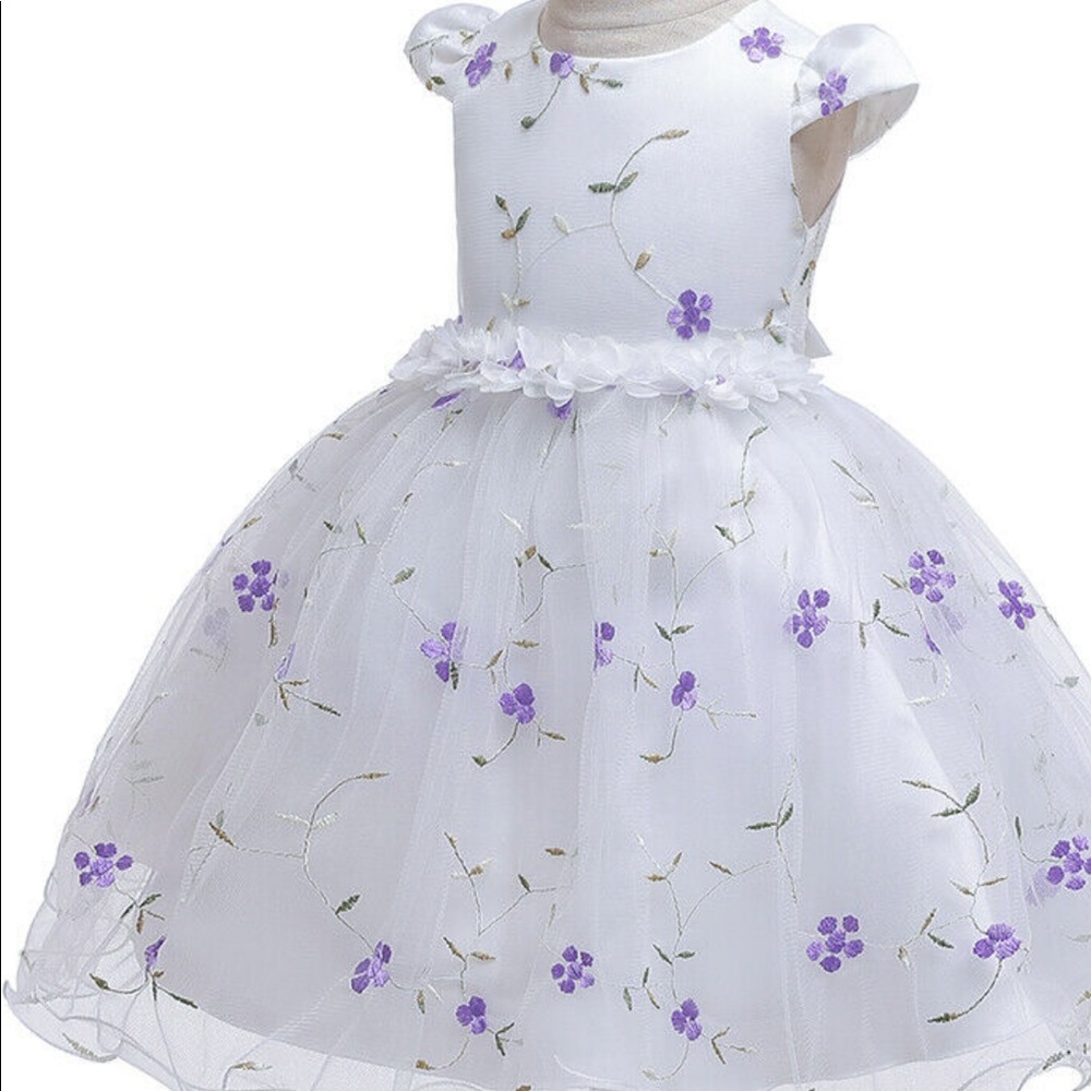 NWT Beautiful Girls Party Dress - Picture 6 of 9